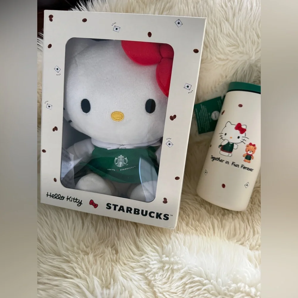 Starbucks Hello Kitty 2pc Set 2025 - Picture 2 of 3